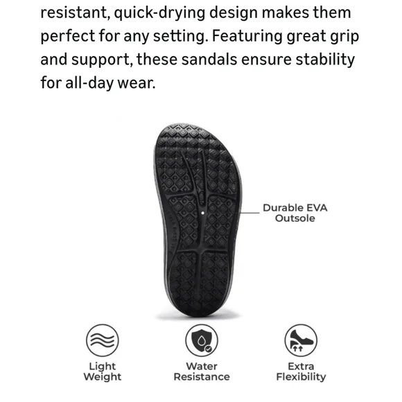 Project Cloud Size 11 Black Platform Flip Flops - Picture 15 of 17